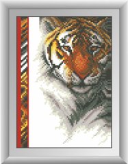 Алмазная живопись Королевский тигр (полная зашивка, квадратные камни) Dream Art (DA-30254, Без подрамника) фото интернет-магазина Raskraski.com.ua