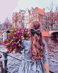Картина по номерам Прогулка по Амстердаму (AS0691) ArtStory фото интернет-магазина Raskraski.com.ua