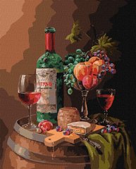 Картина раскраска Романтический ужин ©MariaGordeevaART (KHO5659) Идейка (Без коробки)