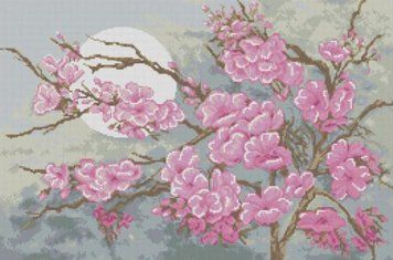 Алмазна картина Гілка сакури (43 х 65 см) Dream Art (DA-31542) 43 х 65 см фото інтернет-магазину Raskraski.com.ua