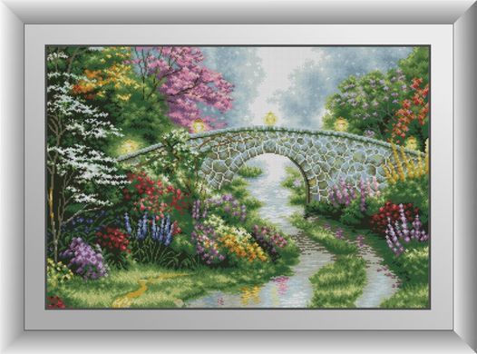 Мозаїка алмазна Літній сад Dream Art (DA-30837) 57 x 82 см фото інтернет-магазину Raskraski.com.ua