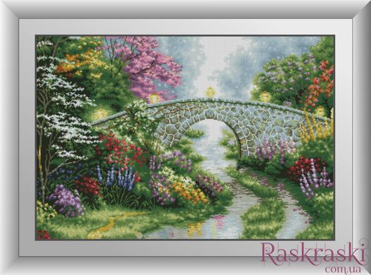 Алмазная мозаика Летний сад Dream Art (DA-30837, Без подрамника) фото интернет-магазина Raskraski.com.ua