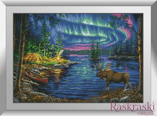 Картина из мозаики Северное сияние Dream Art (DA-31087, Без подрамника) фото интернет-магазина Raskraski.com.ua