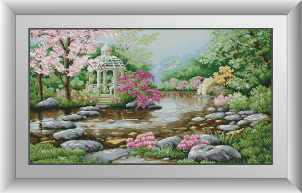 Алмазна мозаїка Альтанка в парку Dream Art (DA-30700) 54 х 97 см фото інтернет-магазину Raskraski.com.ua