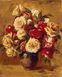 Картини за номерами Букет троянд худ. Pierre-Auguste Renoir (GVR-180635) Диамантовые ручки (Без коробки)