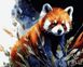 Картина по номерам Красная панда (NIK-N662) — фото комплектации набора