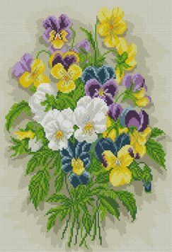 Алмазна картина Польові фіалки (33 х 44 см) Dream Art (DA-31722) 33 х 44 см фото інтернет-магазину Raskraski.com.ua