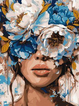 Картина за номерами Пелюстки погляду з фарбами металік &copy;art_selena_ua (KHO8770) Ідейка (Без коробки) 30 х 40 см