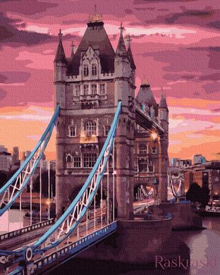 Картина раскраска Тауэрский мост (BK-GX39209) (Без коробки)