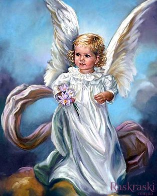 Картина из страз Небесный ангел My Art (MRT-TN925, На подрамнике) фото интернет-магазина Raskraski.com.ua