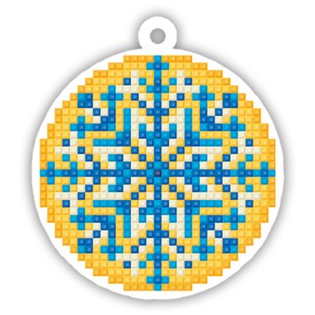 Картина из страз Патриотическая игрушка ТМ Алмазная мозаика (DMS-00207, Без подрамника)