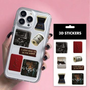 3D стікери Luxury mood Набір 8 стікерів