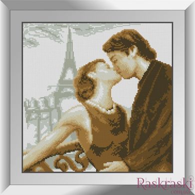Набор алмазная вышивка Парижский поцелуй Dream Art (DA-31288, Без подрамника) фото интернет-магазина Raskraski.com.ua