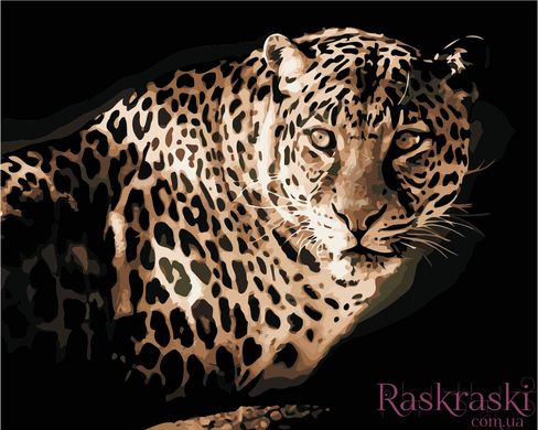 Картина за номерами Леопард (AS0418) ArtStory фото інтернет-магазину Raskraski.com.ua