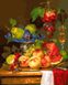 Раскраска для взрослых Натюрморт с ягодами и фруктами (BRM28959) — фото комплектации набора