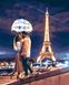 Картина по номерам Любовь в Париже (VP1376) Babylon — фото комплектации набора