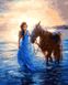 Картина по номерам Девушка с лошадью (VP1207) Babylon — фото комплектации набора