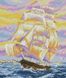 Алмазна мозаїка Корабель на заході сонця (44 х 52 см) Dream Art (DA-31707) — фото комплектації набору