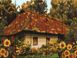 Картина за номерами на дереві Затишне село (ASW192) ArtStory — фото комплектації набору