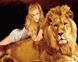 Алмазная картина Под защитой льва (BGZS1162) НикиТошка — фото комплектации набора