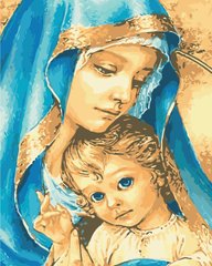 Раскраски по номерам Мария с младенцем (AS0889) ArtStory фото интернет-магазина Raskraski.com.ua