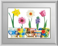Алмазная живопись Прекрасные весенние цветы (частичная зашивка, квадратные камни) Dream Art (DA-30150, Без подрамника) фото интернет-магазина Raskraski.com.ua