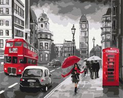 Картина по номерам Дождливый Лондон (BS34828) (Без коробки)