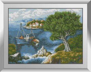 Алмазная картина Морской город Dream Art (DA-31239, Без подрамника) 45 x 60 см фото интернет-магазина Raskraski.com.ua