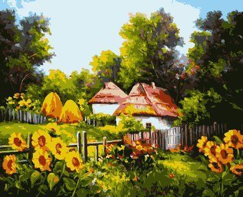 Картина за номерами Українськими стежками (PNX1606) Artissimo (Без коробки) 50 х 60 см