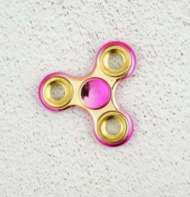Спінер Tri Fidget Перламутр (Малиново-жовтий)