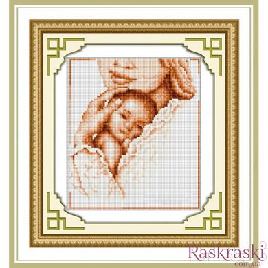 Алмазная живопись Мать и ребенок (квадратные камни, полная зашивка) Dream Art (DA-30447, Без подрамника) фото интернет-магазина Raskraski.com.ua