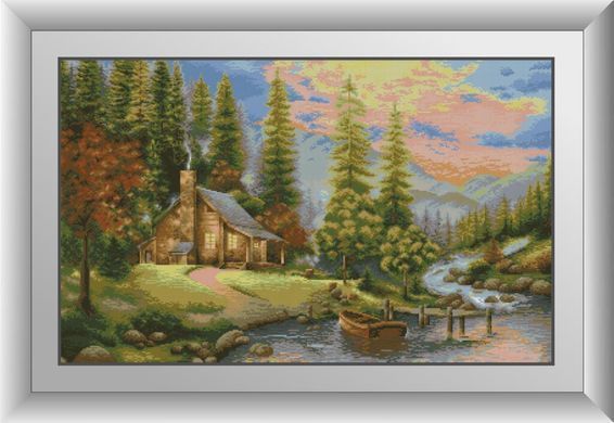 Картина мозаїка Гірський пейзаж Dream Art (DA-30990) 56 x 91 см фото інтернет-магазину Raskraski.com.ua