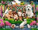 Картина по номерам Домашние животные в парке (MR-Q2227) Mariposa — фото комплектации набора