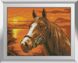 Алмазна мозаїка На заході (кінь) Dream Art (DA-31289) — фото комплектації набору
