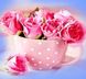 Картина из мозаики Розовые розы (ME21360) Диамантовые ручки (GU_188704, На подрамнике) — фото комплектации набора