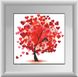 Алмазная техника Дерево любви (полная зашивка, квадратные камни) Dream Art (DA-30256, Без подрамника) — фото комплектации набора