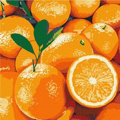 Картина за номерами Соковитий апельсин (KHO5649) Идейка (Без коробки)