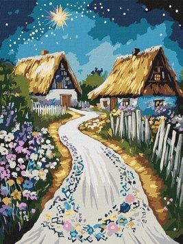 Картина за номерами Хатина &copy;art_selena_ua (KHO5161) Ідейка (Без коробки) 30 х 40 см