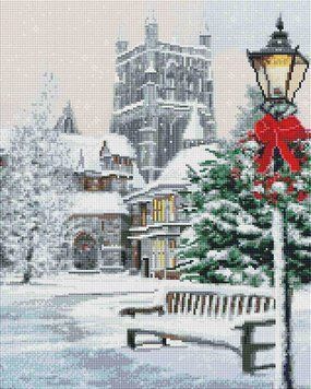 Мозаїка алмазна Різдв'яний пейзаж ColorArt (CLR-SP084) 40 х 50 см фото інтернет-магазину Raskraski.com.ua