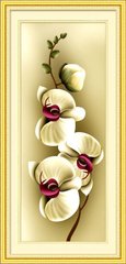 Картина алмазная вышивка Нежность орхидеи 2 (полная зашивка, круглые камни) Dream Art (DA-20004, Без подрамника) фото интернет-магазина Raskraski.com.ua