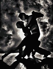 Рисунок по цифрам Страстный танец (AS0830) ArtStory фото интернет-магазина Raskraski.com.ua