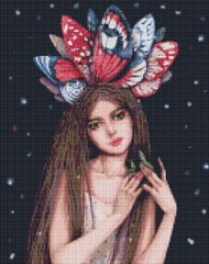 Картина из мозаики Краски бабочек ©lesya_nedzelska_art Идейка (AMO7265, На подрамнике) фото интернет-магазина Raskraski.com.ua