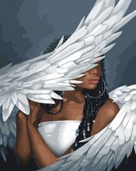 Раскраска по номерам Ангел с дрэдами (ATG00055) (Без коробки)