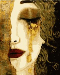 Картина за номерами Золоті сльози (з золотою фарбою) (ART-B-7506) Artissimo фото інтернет-магазину Raskraski.com.ua