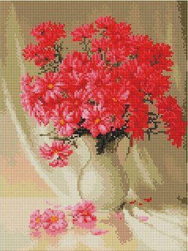Картина стразами Букет у вазі ColorArt (CLR-ST424) 30 х 40 см фото інтернет-магазину Raskraski.com.ua