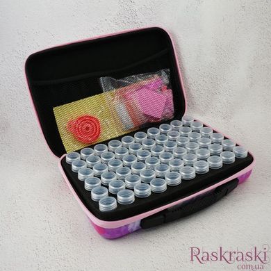 Кейс органайзер с инструментами для алмазной мозайки фото интернет-магазина Raskraski.com.ua