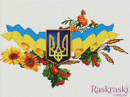 Алмазна мозаїка Символи України ColorArt (CLR-PST472) фото інтернет-магазину Raskraski.com.ua