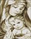Алмазная вышивка Мадонна с младенцем (у) (GM78860) Диамантовые ручки (GU_189307, На подрамнике) — фото комплектации набора