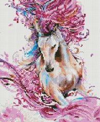 Картина мозаика Волшебная лошадь Алмазная мозаика (OSG029, Без подрамника) фото интернет-магазина Raskraski.com.ua