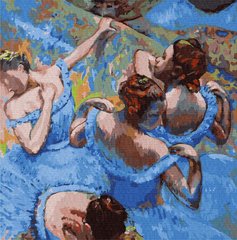 Картина по номерам Голубые танцовщицы (KHO4847) Идейка (Без коробки)